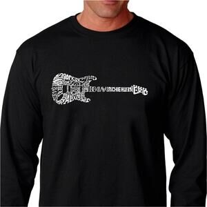 L.A. Pop Art NWT‎ long sleeve greatest guitar graphic t-shirt men's size small